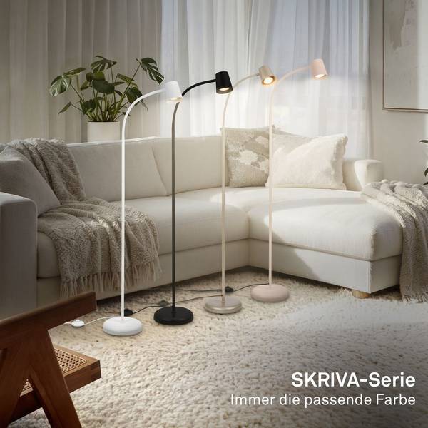 Stehlampe Skriva Grau