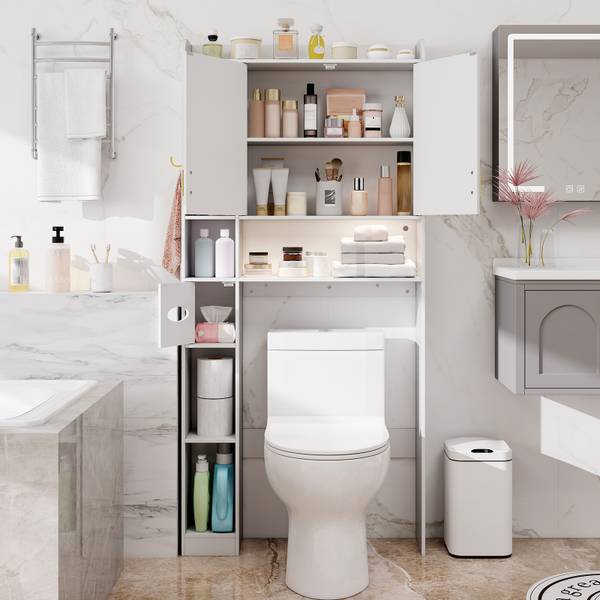 Toilettenschrank VH34042 Weiß