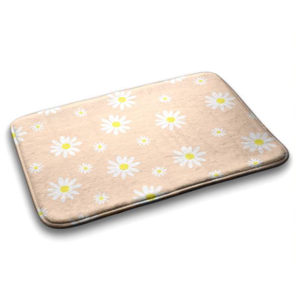 Badteppich Blumen-Muster 75 x 45 x 75 cm