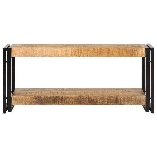 TV-Schrank 3004707-1 Schwarz - Mango - 90 x 40 x 30 cm