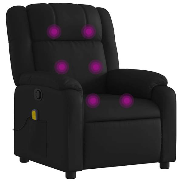 Massagesessel 3037715 Schwarz - Mischgewebe - 77 x 99 x 95 cm