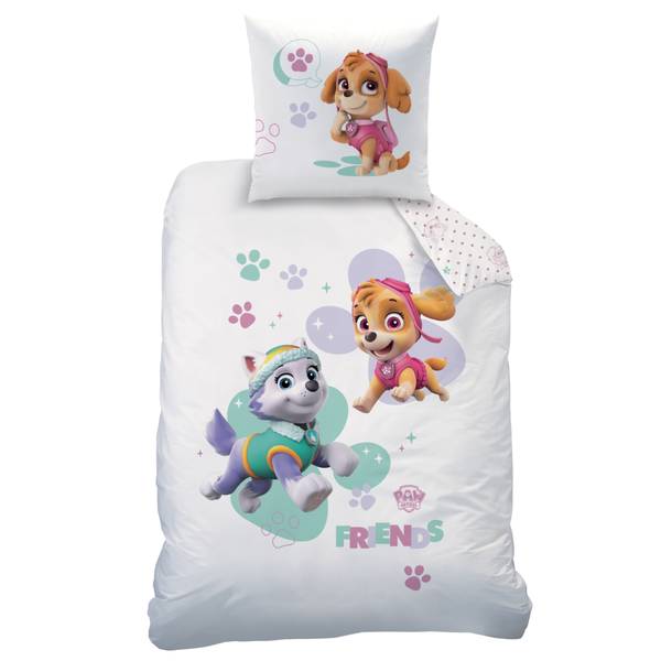 Bettwäsche Paw Patrol Skye Everest Weiß - Textil - 135 x 200 x 1 cm
