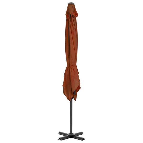 Ampelschirm 3007754 Braun - Polyester - 250 x 230 x 250 cm