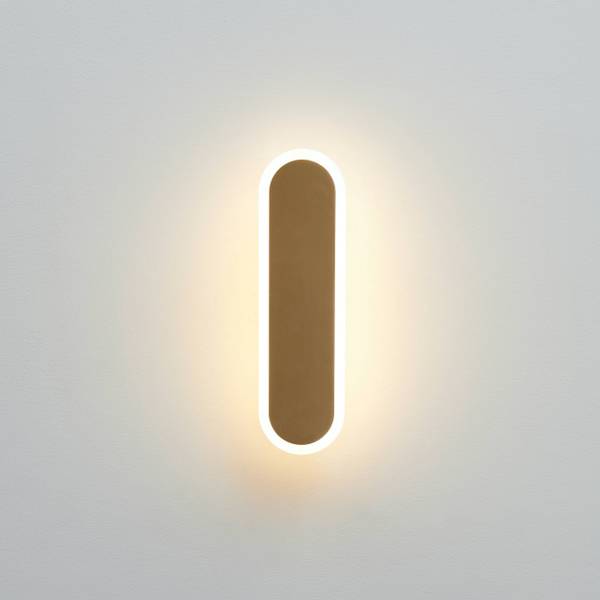 Wandleuchte Delia Gold - Metall - 8 x 30 x 5 cm