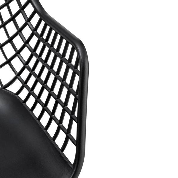 Chaise à accoudoirs NINO Anthracite