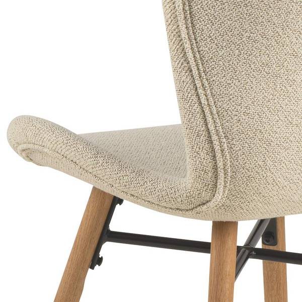 Esszimmerstuhl BatildaA1 2er Set Beige - Webstoff - 47 x 83 x 53 cm