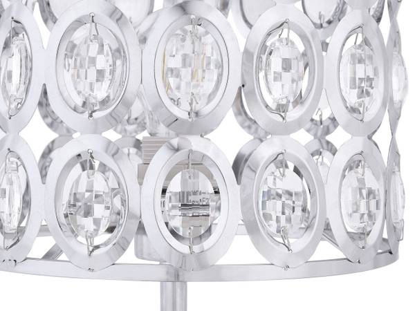 Tischlampen TENNA Silber - Metall - 25 x 53 x 25 cm