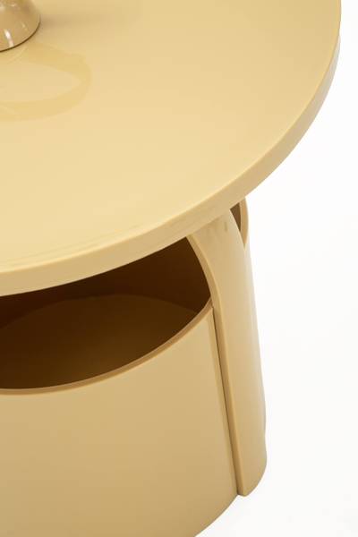 Besteilltisch Iris Beige - Kunststoff - 44 x 43 x 44 cm