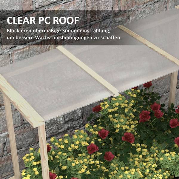 Hochbeet 845-987V00ND Braun - Massivholz - 60 x 152 x 110 cm