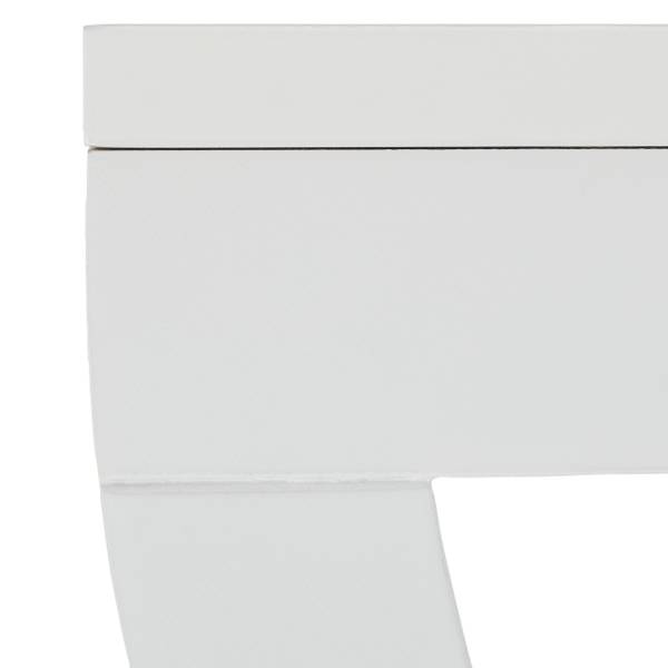 Porte-serviettes mural 3 barres Argenté - Blanc - Bois manufacturé - Métal - 38 x 40 x 25 cm