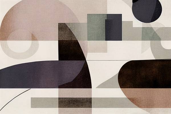 Fototapete ABSTRAKTION modernes Muster 135 x 90 x 90 cm