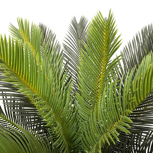 Kunstpflanze Cycas RE7043 Grün - Kunststoff - 35 x 90 x 35 cm