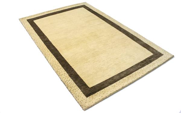 Kurzflorteppich Naturals Beige - Wolle - 122 x 2 x 184 cm