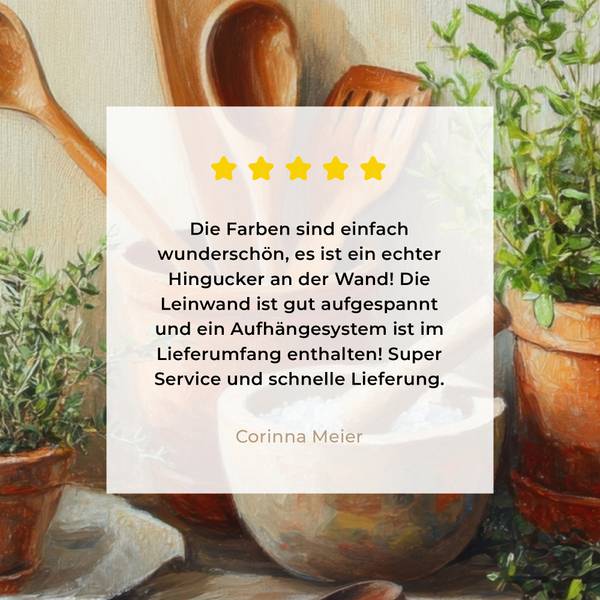 TABLEAU SUR TOILE Pots Coton - 60 x 40 x 2 cm