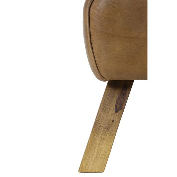 Hocker Ramy Braun - Holzwerkstoff - 31 x 46 x 40 cm
