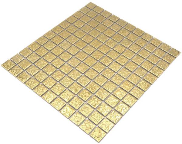 Mosaikfliesen 18-0707 Gold - Keramik - 31 x 33 x 33 cm
