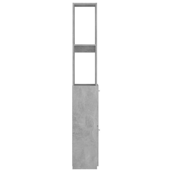 Badschrank D7303 Grau - Holzwerkstoff - 27 x 170 x 25 cm