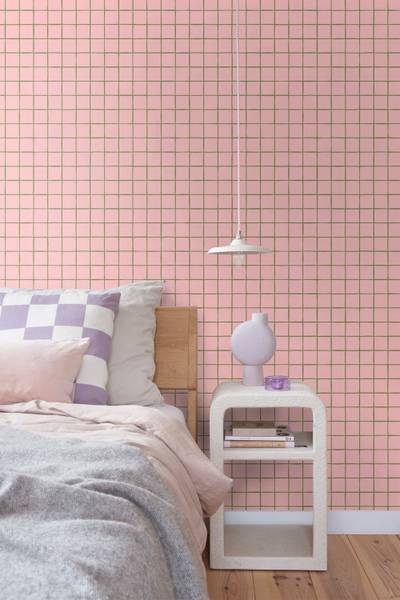 Tapete 131594 Pink - Papier - 53 x 1005 x 53 cm