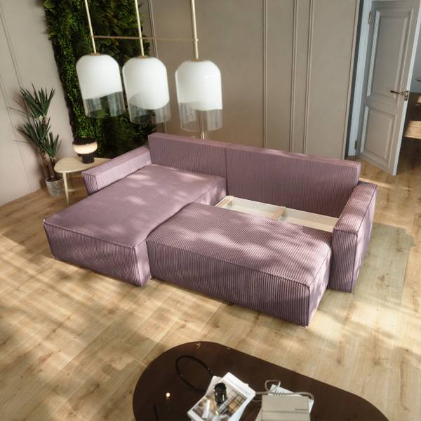 Ecksofa BESMIR Flieder
