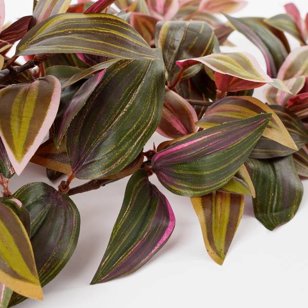 Kunstpflanze Tradescantia Burgunderrot