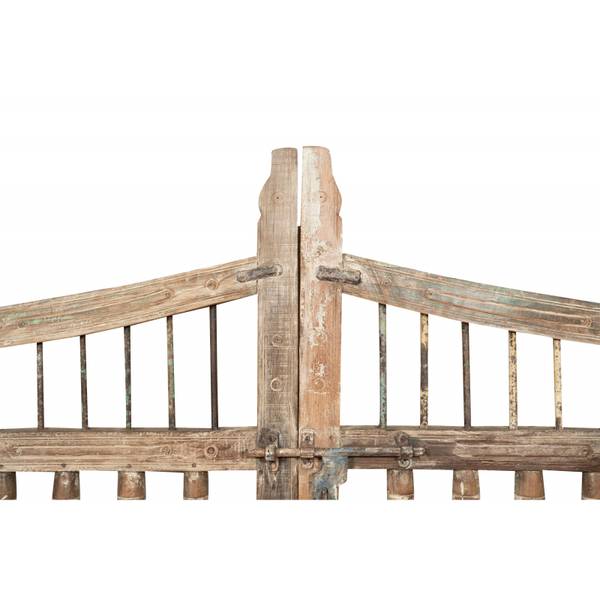 Gartentor DORF Braun - Massivholz - 15 x 204 x 227 cm