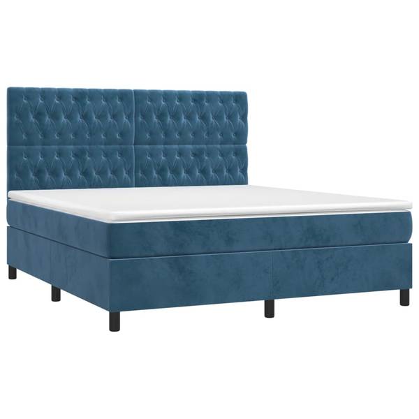 Boxspringbett 3017272-6 Dunkelblau