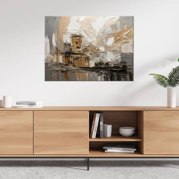 Wandbild abstraktion 120 x 80 cm