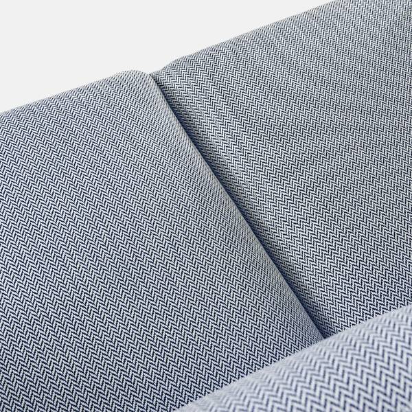 Garten-Sitzgruppen RAMBE, 4er Set Anthrazit - Marineblau - Weiß