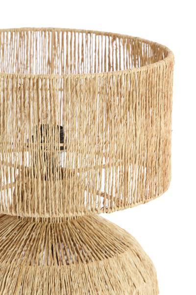 Tischlampe AROVA Braun - Textil - 30 x 40 x 30 cm