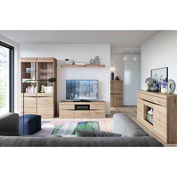 Lowboard SANFORD-129-2 Braun - Holzwerkstoff - 150 x 50 x 40 cm
