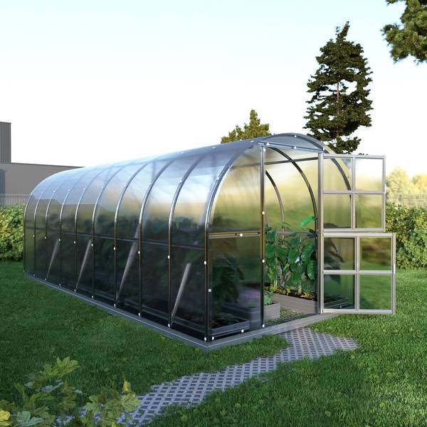 KLASIKA ARCH EXTRA 18m² Silber - Metall - 300 x 218 x 600 cm