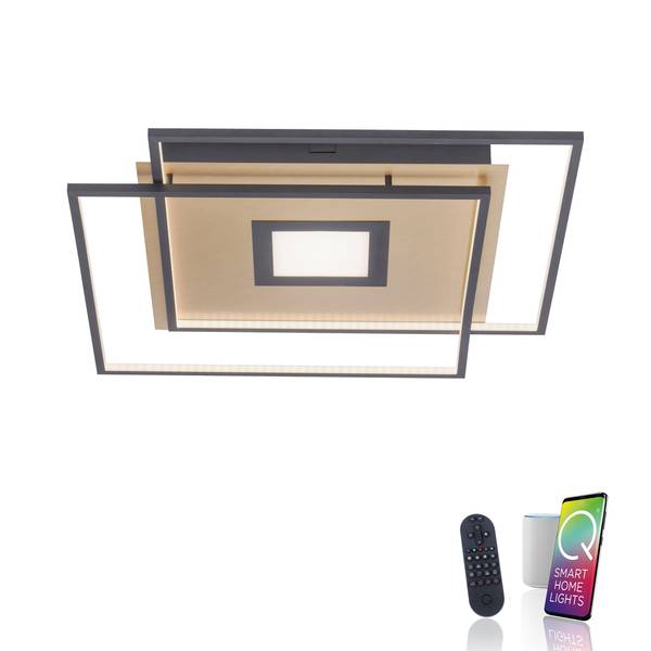 LED Deckenlampe Q-AMIRA Schwarz