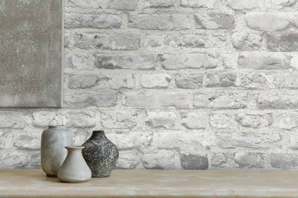 Vliestapete 388294-GU Grau - Kunststoff - 53 x 1 x 1005 cm