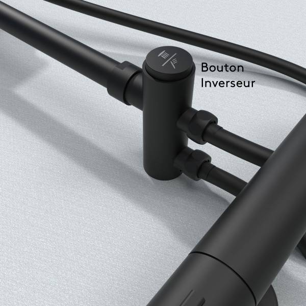 Duschset ohne Armatur Essesmart Schwarz - 25 x 118 cm