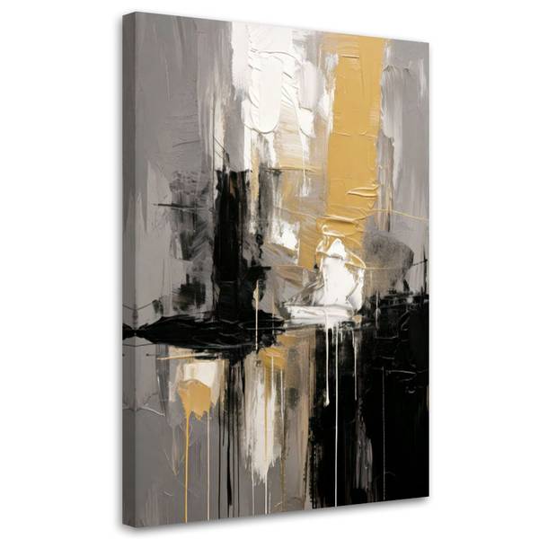 Canvas schilderij Abstractie 60 x 90 cm