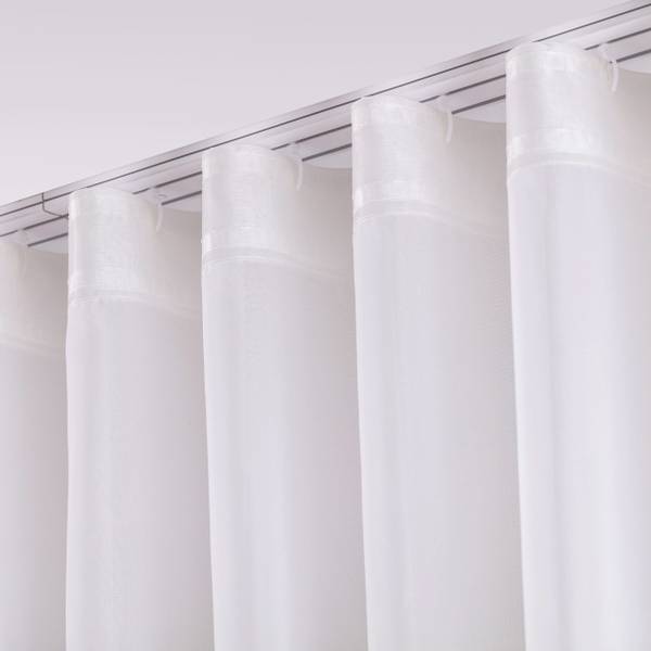 Wellengardine Voile Weiß - Textil - 300 x 1 x 245 cm
