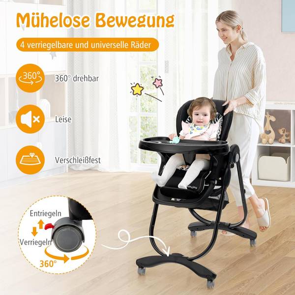 Babystuhl MP32278 Schwarz