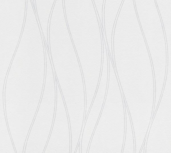 Vliestapete 4771 überstreichbar Design Weiß - Fleece - 53 x 1005 x 1 cm