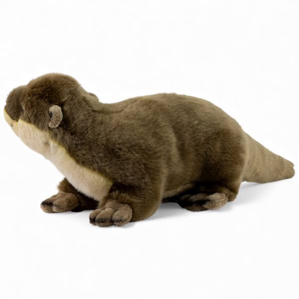 Kuscheltier Otter Braun - Kunstfell - 10 x 15 x 30 cm