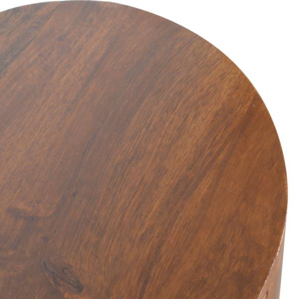 KONSOLENTISCH Albion Braun - Mango - 80 x 78 x 40 cm