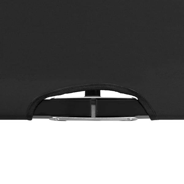 Sonnenliege 3004998 Schwarz - Stahl - 125 x 40 x 193 cm