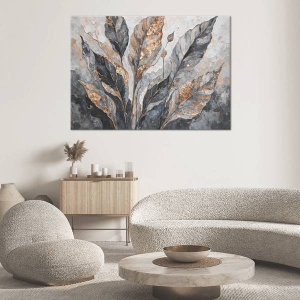 Canvas schilderij Botanisch 100 x 70 cm