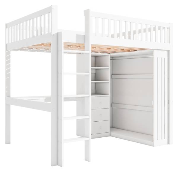 Hochbett WoodyBuchLucy Ⅱ Breite: 145 cm