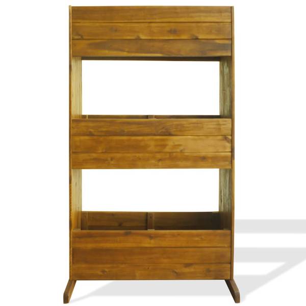 GartenHochbeet M626235 Braun - Massivholz - 41 x 115 x 70 cm