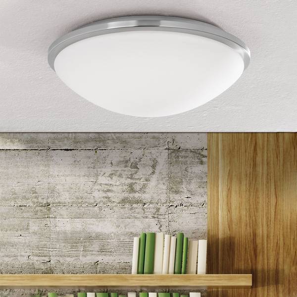 LED Badleuchte GLANTO Silber - Metall - 37 x 13 x 37 cm