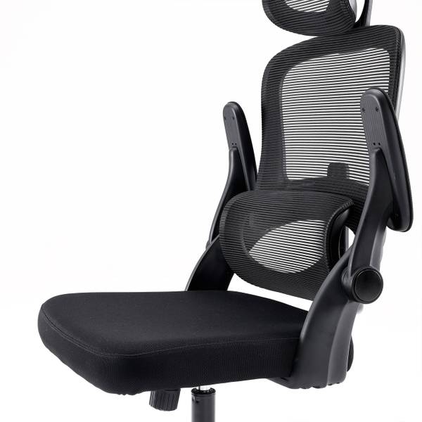 Bürostuhl MC102C-M101 Schwarz - Netzstoff - 69 x 126 x 65 cm