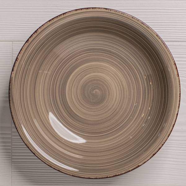 Tiefer Teller Delice Gris 6er Set 21 x 5 x 21 cm