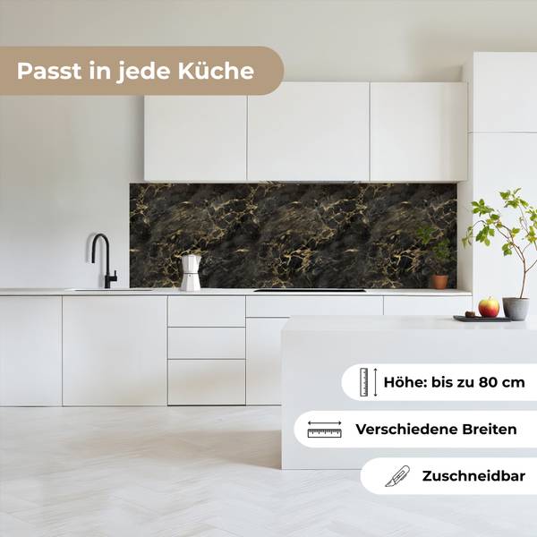 KÜCHENRÜCKWAND Marmor 250 x 80 cm