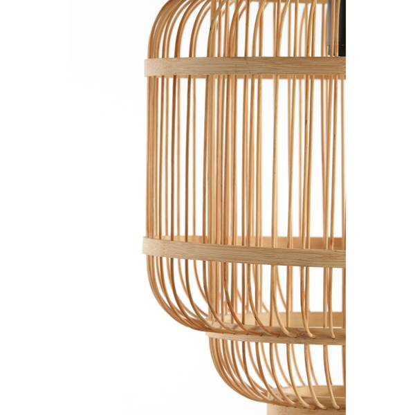 Suspension Jeppe Marron - Bambou - Bois manufacturé - 30 x 36 x 30 cm