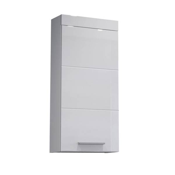 Badkamerkastje Devon wit - deels massief hout - 35 x 75 x 16 cm